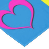 Nappe Coeurs d'art pop (Angle)