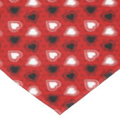 Nappe Coeurs de dentelle Pois rouges (Angle)