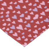 Nappe Cœurs de la Saint-Valentin (Angle)
