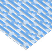 Nappe Cœurs de la Saint-Valentin sur fond rayé (Angle)