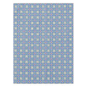 Nappe Coeurs de mandala bleu motif Thunder_Cove (Devant)