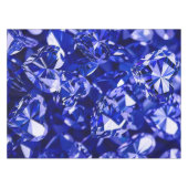 Nappe Coeurs Diamants en cristal bleu (Devant (Horizontal))