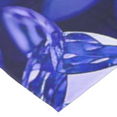 Nappe Coeurs Diamants en cristal bleu (Angle)