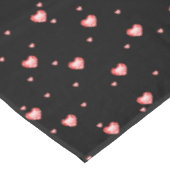 Nappe Coeurs Diamond Rouge Motif sans couture (Angle)