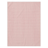 Nappe Cœurs Dispersés Doux - Crème et Rouge (Devant)