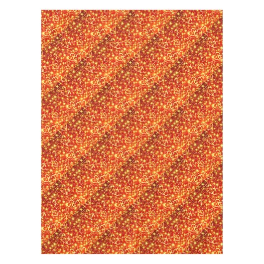 Nappe Coeurs en feu (Devant)