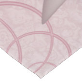 Nappe Coeurs et fleurs Abstraits roses Aimer l'art fract (Angle)