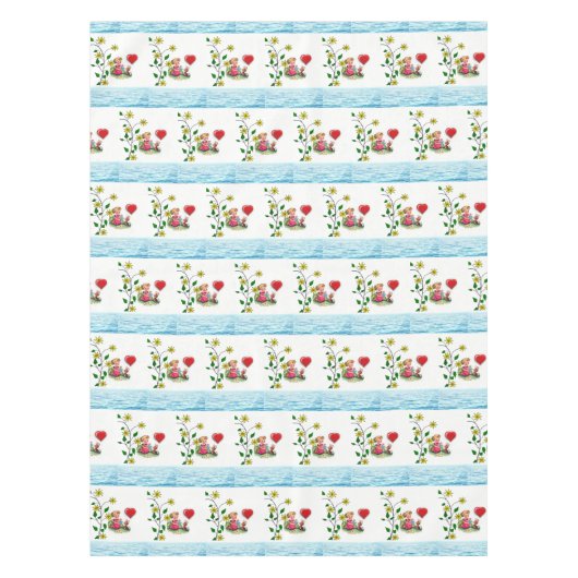 Nappe Coeurs floraux (Devant)