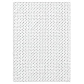 Nappe Coeurs gris brillant mignon motif romantique (Devant)