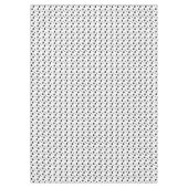 Nappe Coeurs noir brillant mignon motif romantique (Devant)