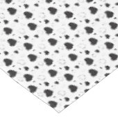 Nappe Coeurs noir brillant mignon motif romantique (Angle)