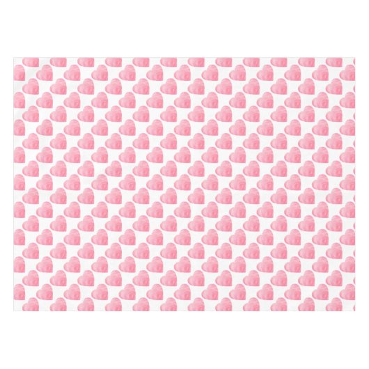 Nappe Coeurs roses (Devant (Horizontal))