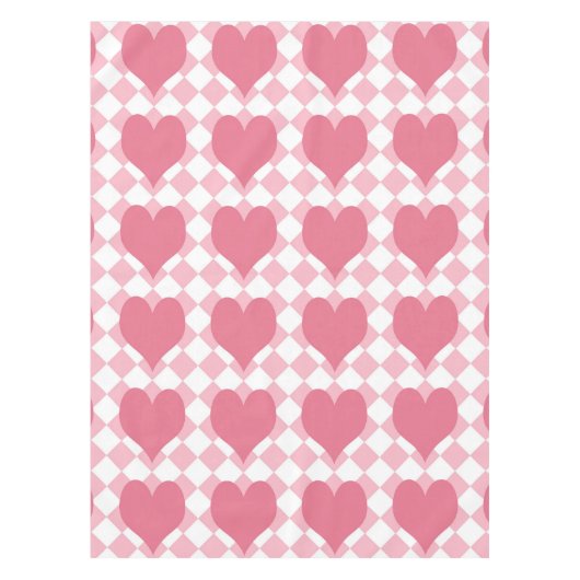 Nappe Coeurs roses (Devant)