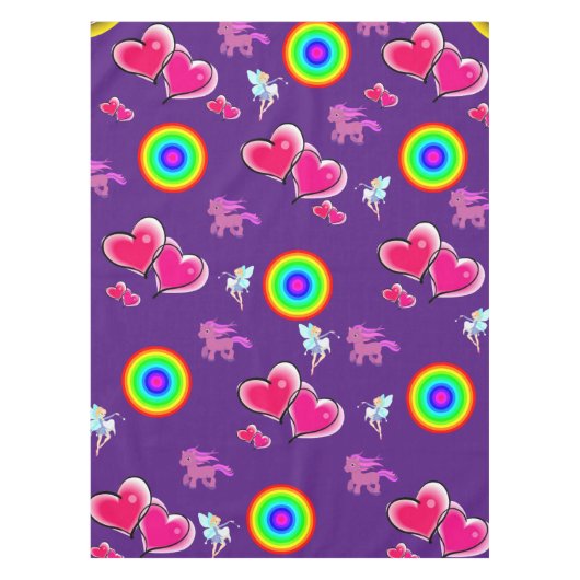 Nappe Coeurs roses (Devant)