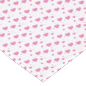 Nappe Coeurs roses mignons motif romantique (Angle)