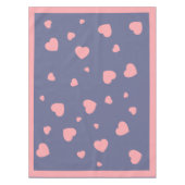 Nappe Coeurs roses sur bleu (Devant)