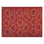 Nappe Coeurs rouge et blanc (Devant (Horizontal))
