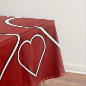Nappe Coeurs rouge et blanc (In Situ)