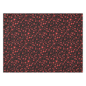 Nappe Coeurs rouges et baisers (Devant (Horizontal))