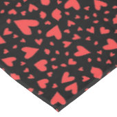 Nappe Coeurs rouges et baisers (Angle)