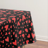Nappe Coeurs rouges et baisers (In Situ)