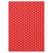 Nappe Coeurs rouges et blancs de jour de Valentines (Devant)