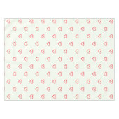 Nappe Coeurs rouges Motif, mignonne, amour (Devant (Horizontal))
