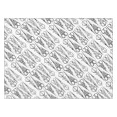Nappe Coiffeur victorien ciseaux à coudre élégant (Devant (Horizontal))