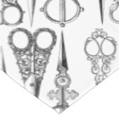 Nappe Coiffeur victorien ciseaux à coudre élégant (Angle)