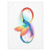 Nappe Colibri arc-en-ciel avec symbole Infinity (Devant)