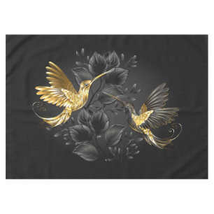 Nappe Colibri noir et or