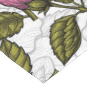 Nappe Colibris et fleurs d'hibiscus roses (Angle)