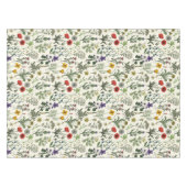 Nappe Collage de fleurs sauvages (Devant (Horizontal))