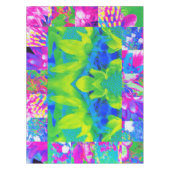 Nappe Collage de jardin de tournesols en patchwork abstr (Devant)