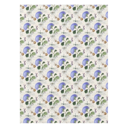 Nappe Collage d'hortensia (Devant)