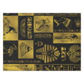 Nappe Collage égyptien d'hiéroglyphes et de symboles (Devant (Horizontal))