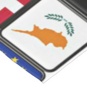 Nappe Collage international du drapeau (Angle)