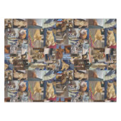 Nappe Collage photo de chaton, Tissu de table (Devant (Horizontal))