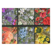 Nappe Collage photo du jardin de fleurs (Devant (Horizontal))