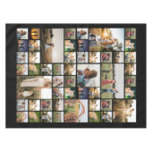 Nappe Collage photo personnalisé simple (Devant (Horizontal))