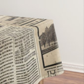 Nappe Collage rustique Vintage de journaux (1) (In Situ)