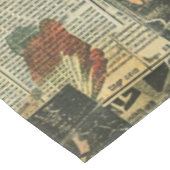 Nappe Collage rustique Vintage de journaux (2) (Angle)