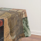 Nappe Collage rustique Vintage journal Patchwork (10) (In Situ)