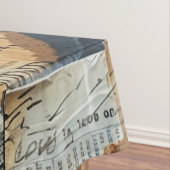 Nappe Collage rustique Vintage journal Patchwork (12) (In Situ)