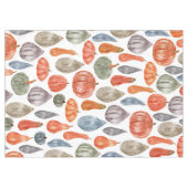 Nappe Collection Citrouille couleur aquarelle   (Devant (Horizontal))