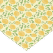 Nappe Collection Lemon Bloom motif jaune (Angle)