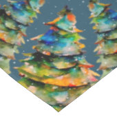 Nappe Collie frontalier en hiver Forêt de neige Arbre de (Angle)