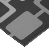 Nappe Colonnes Carrés modernes du milieu du siècle gris  (Angle)