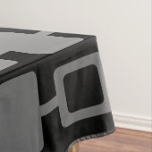 Nappe Colonnes Carrés modernes du milieu du siècle gris  (In Situ)