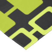 Nappe Colonnes Carrés modernes du milieu du siècle Noir  (Angle)